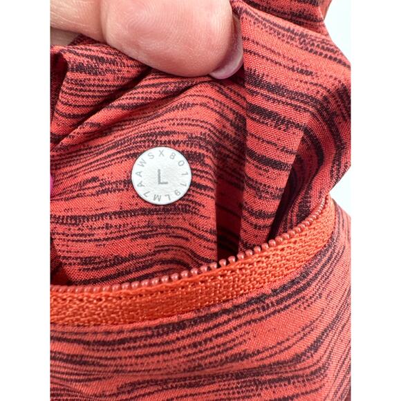 Lululemon The Short 9" Heather Vintage Vermillion Plum Shadow Large - Picture 5 of 6